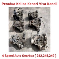 Perodua Kelisa Kenari Viva Kancil Auto Gearbox / Gear Box / Transmission ( Code : 240 / 241 / 242 / 