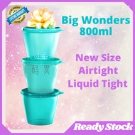 Bekas Kuih Raya Balang Kuih Raya Tupperware Airtight Liquid Tight 800ml Big Wonders Food Storage Container Set