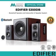 EDIFIER S350DB BLUETOOTH 4.1 APTX WIRELESS SOUND SPEAKER OLD SCHOOL STYLE MODERN SOUND TITANIUM DOME
