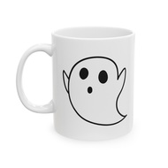 Spooky Ghost Halloween Illustration Mug Ceramic Mug 11oz