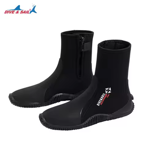 Neoprene Diving Boots Water Boots Lightweight 5mm Surfing Snorkeling Diving Boots for Diving Snorkel