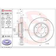 Brembo Disc Rotor Ford Ranger RAPTOP 2.0 2018" - 2022" Brake Disc Rotor / Depan Brake Disc Rotor Bre