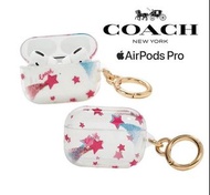 ⛔️截單日：2月15日18:00 售完止 ❤️‍🔥🇨🇦加拿大直送 Coach Airpods Pro Case with Star Print