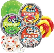 Crazy Aaron's Putty Mini Tins Ketchup & Mustard, Pickleball and Sushi Gift Set Bundle - 3 Pack (13.3