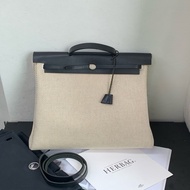 Hermes愛馬仕herbag39 黑白熊貓色單肩包