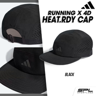 Adidas หมวกแก๊ป หมวกแก๊ปทรง FIVE-PANEL หมวก วิ่ง อาดิดาส Cap Running X 4D HEAT.RDY HY0672 BK (1100)