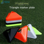 TEENI 5PCS Soccer Ball Training Disc, Speed Training Marker Football Triangle Logo Plate, Triangle O