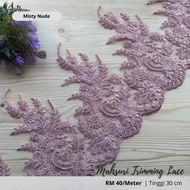 STOK MAHSURI BORDER LACE | Border lace tinggi | trimming Lace