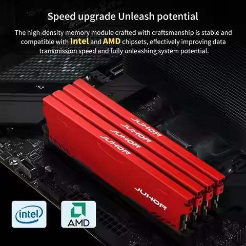 JUHOR Ram DDR4 16GB 3200MHz DDR3 8G 1600MHz DIMM Desktop Memory New Memoria Rams With HeatSink