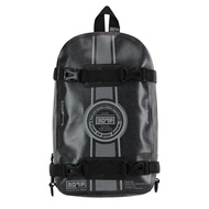 [German Louis] 307P PX-1 AIR 1.5 Waterproof Zipper Shoulder Bag Rear Seat Gentleman Gray Left Right 