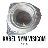 kabel nym visicom 2x15 1 roll 50 meter asli tembaga murni SNI kabel listrik