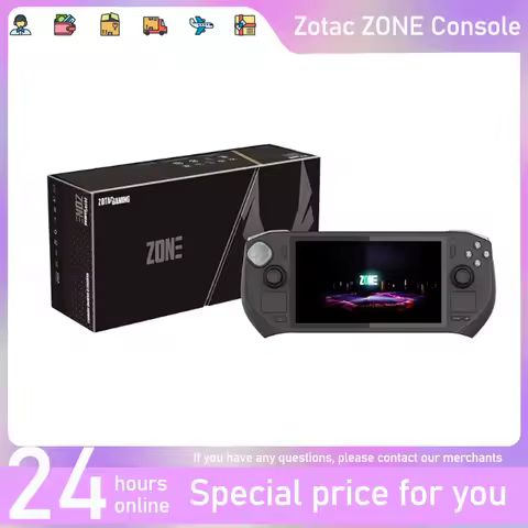 Portable Zotac ZONE Handheld Gaming Console 7-inch OLED 120Hz AMD Ryzen 7 8840U Windows System for G