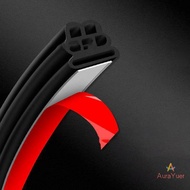 [AuraYuer] 5meters/Set Car Seal Strips Three Layer Weather Strips Soundproof Universal Car Sealing S