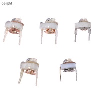 [ceight] 5PCS 5MM Adjustable Ceramic Trimmer Capacitor Set 3PF 5PF 10PF 20PF 30PF TH