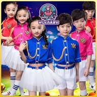 ชุดเชียร์ลีดเดอร์เด็ก เชียร์กีฬา ชุดเต้น พร้อมส่งในไทย ชุดกิจกรรมชายหญิง ชุดแฟนซี ชุดเช็ตกระโปรงฟู ช