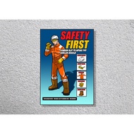 SP242 Poster K3 Safety A2 Picture Frame - Safety First!