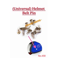 Universal Helmet Belt Pin Paku (Besar) Tali Helmet MS88 NS88 BELL MHR SGV Magnum Apollo LTD Kent Index Xdot