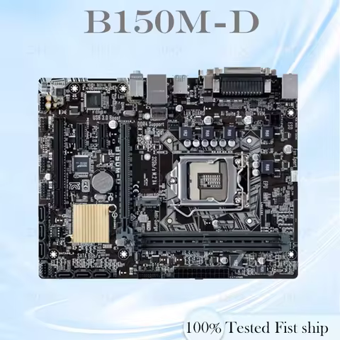 For ASUS B150M-D Motherboard B150 32GB LGA 1151 DDR4 Micro ATX Mainboard 100% Tested Fully Work be F