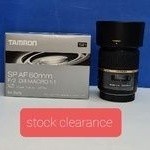 Tamron SpAF60MM F2 Dill MACRO FOR SONY/Nikon