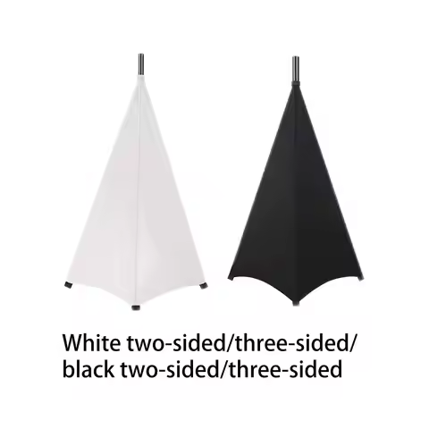 Speaker Stand Cover Height Flexible Stretchable Lighting Tripod Stand Scrim for Events Universal Dj 