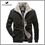 FUGUINIAO แจ็คเก็ตลำลองผู้ชาย2021เสื้อโค้ททหารแจ็คเก็ตผ้าฝ้ายหนาเสื้อกันลม M-5XL