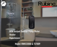 Rubine RWH3388B BOW Instant Booster Water Heater &amp; Classicla TS7009 Rainshower (Installation)