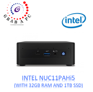 [PROMO] INTEL NUC 11 PERFORMANCE KIT NUC11PAHi5 BUNDLE WITH 32GB RAM AND 1TB SSD ( RNUC11PAHi50Z00 ) (WITHOUT INBUILT MIC) * FREE 8GB DDR4 SODIMM RAM