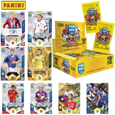 PANINI 2026 Season 365 Soccer trading cards Messi Zinane Ronaldo Bellingham Haaland De Bruyne Autogr
