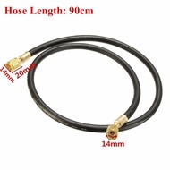 Heavy Duty 36 inch AC Refrigeration Charging Hose with 1/4" SAE Connector 600PSI