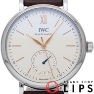 國際萬國錶(IWC)柏濤菲諾指針日期顯示腕錶 39毫米 IW359201，帶錶盒、保固卡、不鏽鋼/皮錶帶，男士腕錶，銀色，成色極佳 [二手]