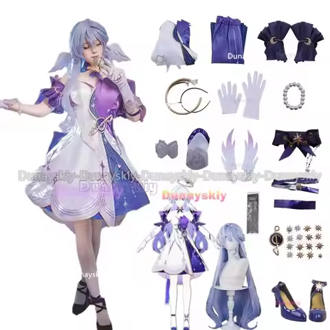 In Stock XS-3XL Honkai Star Rail Robin Cosplay Costume Full Set Robin Cosplay Outfit Dress Uniform R