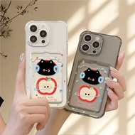 Silicone Material Case Cute Black Cat Making Casing For Vivo Y28s Y28 Y37 Y18t Y100 Y300 Y02s Y02 Y2