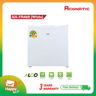 ALCO ตู้เย็นมินิบาร์ ขนาด 1.7 คิว ความจุ 46.8 ลิตร รุ่น AN-FR468 White สีขาว,ดำ (รับประกันคอมเพลสเซอ