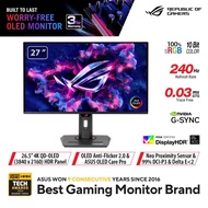 ASUS ROG Strix OLED XG27UCDMG —27" 4K QD-OLED, 240Hz, 0.03ms (GTG), custom heatsink, HDR, USB-C