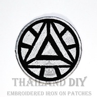 Iron-On Patch Embroidery Symbol Chest Iron Man Cartoon Hero Arc Reactor wop DIY