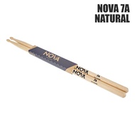 Vic Firth Nova 5A / 5B / 7A Drumstick - Natural Red Black