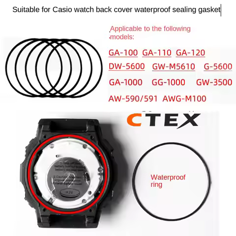 DW5600 gw m5610 Dust Ring Gasket For Casio G-SHOCK DW-5600 GW-M5610 GW-G5600 GA-2100 Rear Cover Seal