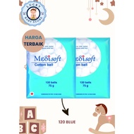 Medisoft Cotton Balls 120 Blue - Round Cotton Balls Cotton Balls