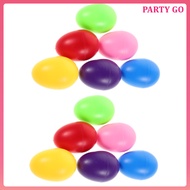 🎄 12Pcs Plastic Musical Shaking Eggs Vibrant Colors Toddler Toy for Independent Music Play