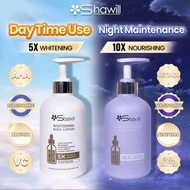 Shawill Radiance Glow Body Lotion + WhiteningBody Lotion Retinol Niacinamide Aloe Vera SheaButter