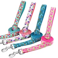 1.5m Long Pet Leash Cool Collar Dog Rope Leash Durable Nylon XS S M L 4 Color