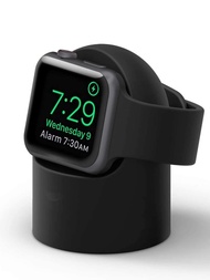 1件套矽膠錶帶和手錶充電支架適用於Apple Watch