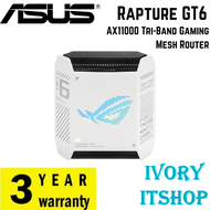 ASUS ROG Rapture GT6 (ฺWhite) AX11000 Tri-Band Gaming Mesh Router