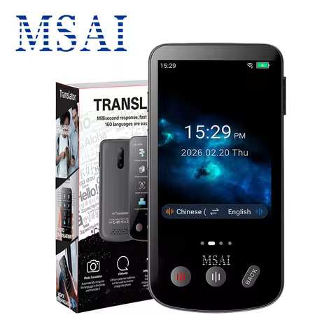 T27 4G-Sim Offline Translator 17 Languages 2+16GB 4-inches Screen The Ultimate Global Translation De