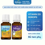 D3 Pure Organic Ddrops 400IU And D3 Ddrops 600IU liquid drops help your baby stay healthy and grow t