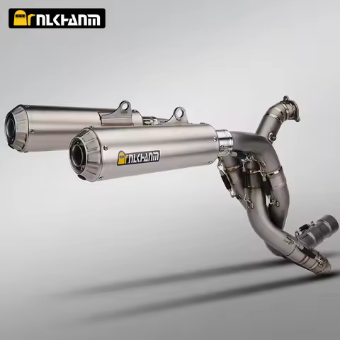 For SuperSport950 Motorcycle Exhaust System Modified with Ti. Alloy Front Dual Outlet Escape Muffler