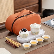 Kung Fu Tea Set Portable Gift Event Creative Practical Company Opening Teapot Business Souvenirs for