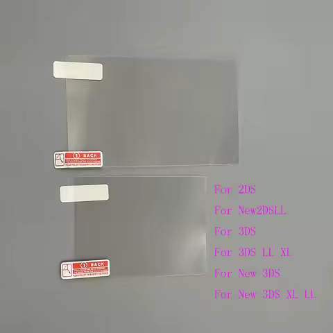 30SETS Clear Anti-Scratch For New 3DS XL LL Top+Bottom LCD Screen Protector For Nintendo 2DS 3DS XL 