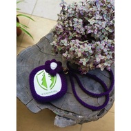 Ecoheal Crochet Cover 保护套 - Dark Purple with Flower