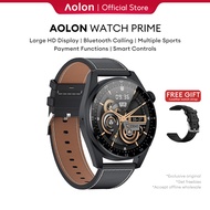 Aolon Original PRIME Bluetooth Call Smart Watch 1.36inch Large Screen Touch Screen Heartrate Monitor Custom Dial Watch